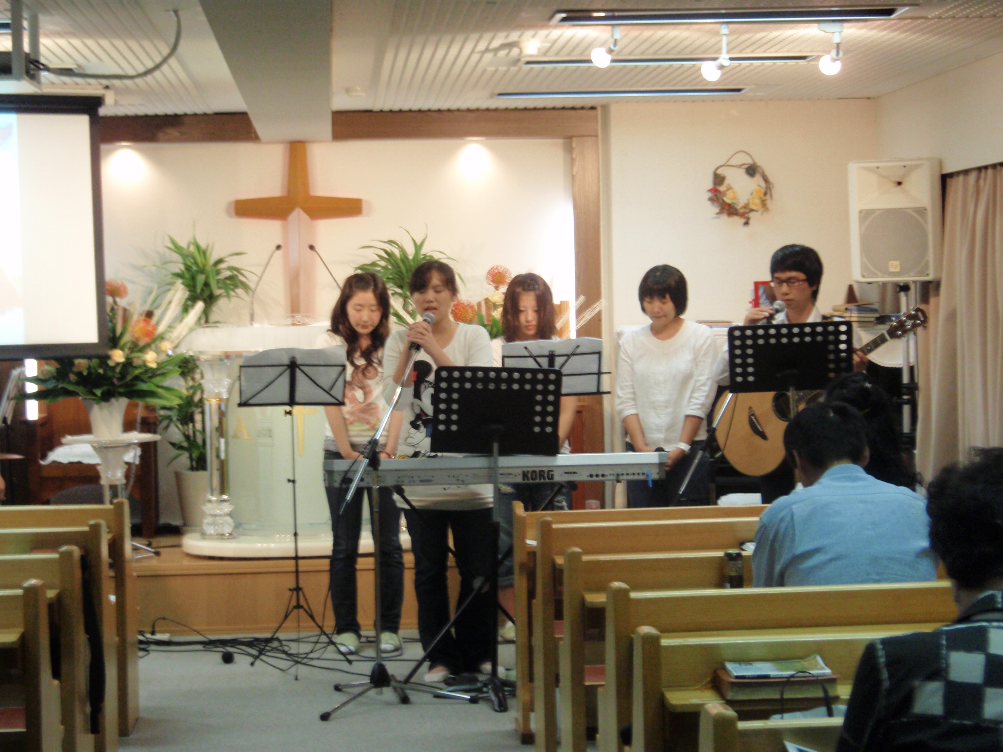 2009년 10월18일 청년회 헌신예배